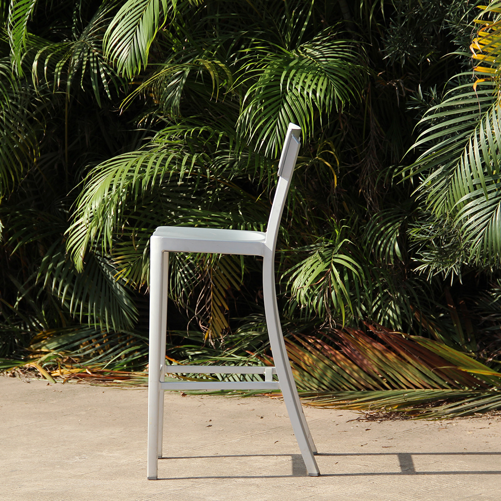 Curved Light Gray Patio Outdoor Chair from China manufacturer Sunlink